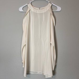 Ramy Brook Vivica Top Woman's Silk Cold Shoulder Halted Neck ...